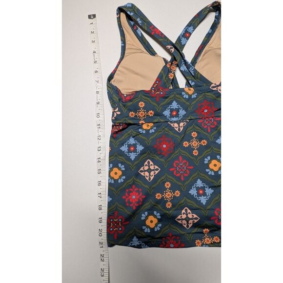 A Pea in the Pod Tankini Maternity Swimwear Womens Small Boho Floral Two Piece - Picture 13 of 15